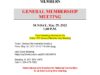 General Membership Meeting  –  May 29, 2022 – 1 p.m.